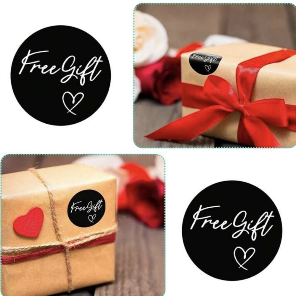 500 'Free Gift' Sticker Roll-Buyer's Choice - Picture 2 of 4
